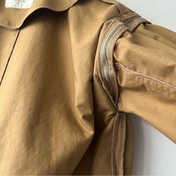 LVIR Cotton Convertible Trench Coat made in Korea - Picture 10 of 16